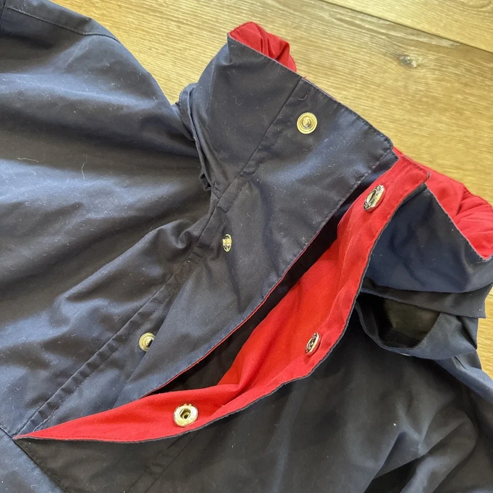 Chaps Ralph Lauren Jacket Mens XL‎ Pullover Anorak Windbreaker Blue Y2k Vintage